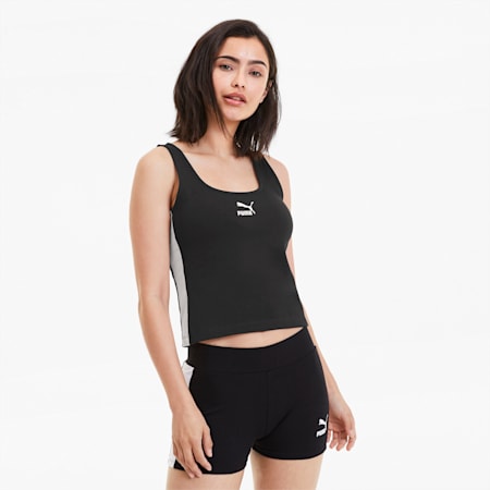 Classics Logo Women's Tank Top, Puma Black, small-SEA