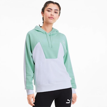 Tailored for Sport Women's Hoodie, Mist Green, small-SEA