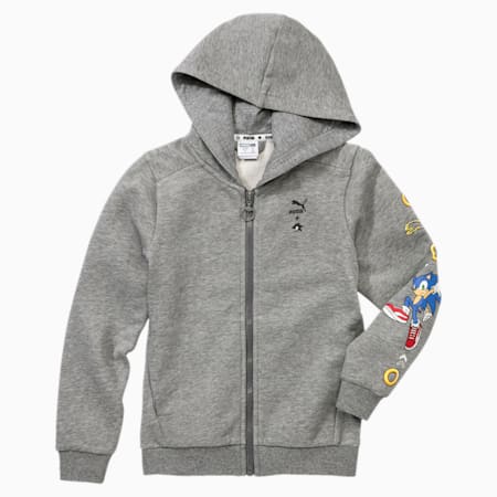 gray puma jacket