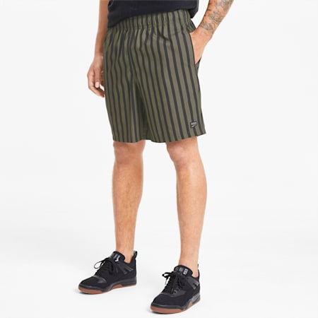 Downtown 8" Men's Shorts, Burnt Olive, small-SEA