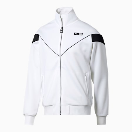 puma white track jacket