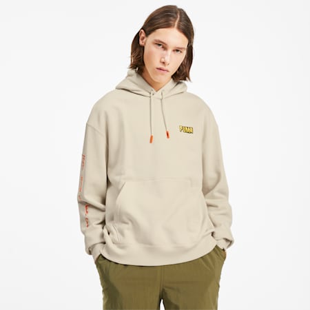 khaki puma hoodie