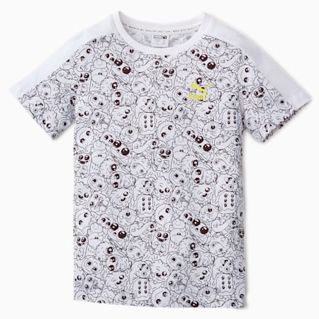 Monster AOP T-Shirt, Puma White, small-IND