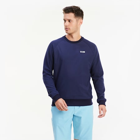 Suéter de golf para hombre Runway Crew Neck | Peacoat ...