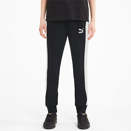 Classics T7 Women's Track Pants, Puma Black, small-SEA