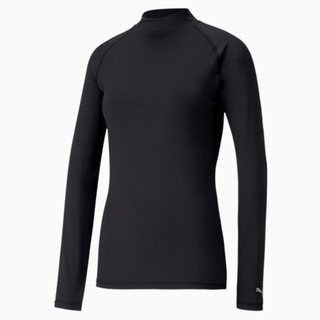 Baselayer Damen Golf-Langarmshirt, Puma Black, small