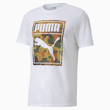 Classics Graphic Logo Men's Tee, Puma White, small
