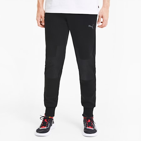 Scuderia Ferrari Style CC Men's Sweatpants, Puma Black, small-SEA