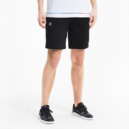 BMW M Motorsport Men's Sweat Shorts, Puma Black, small-SEA