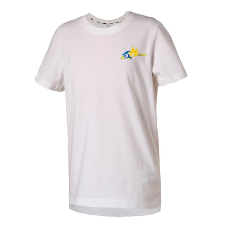 PUMA x SONIC Kids' Tee, Puma White, small-SEA