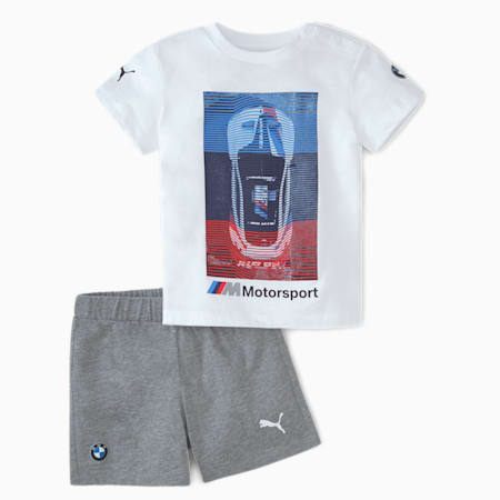 BMW M Motorsport Babies' Jog Suit, Puma White, small-SEA