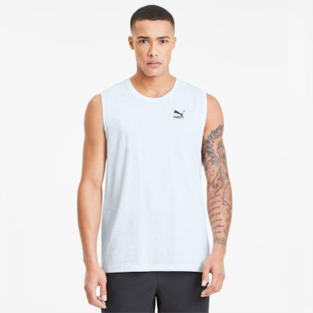 Classics Sleeveless Men's Tee, Puma White, small-SEA