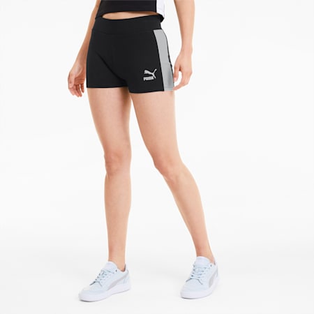 Classics Women's Micro Shorts, Cotton Black, small-SEA