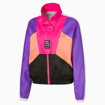 Tailored for Sport OG Retro Women's Track Jacket, Fluo Pink, small-SEA