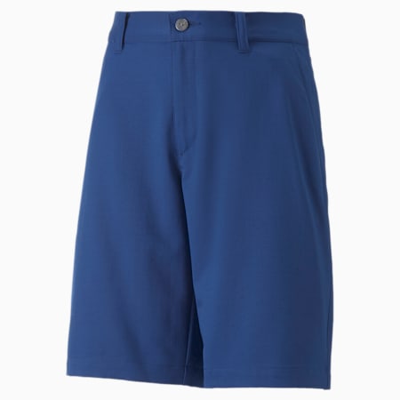 Stretch Boys' Golf Shorts, Blazing Blue, small-SEA