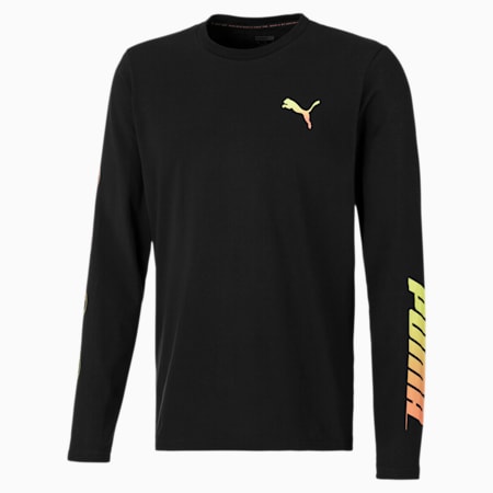 T-Shirt à manches longues XBU Neon Graphic pour homme
