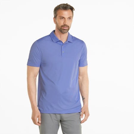 Gamer Men's Golf Polo Shirt, Lavendar Pop, small