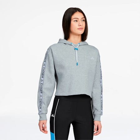 puma light blue hoodie