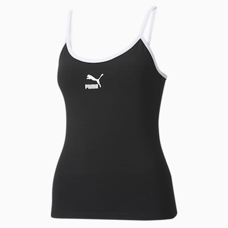 Classics Logo Women's Tank Top, Puma Black, small-SEA