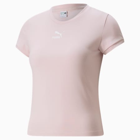Classics Women's Fitted Tee, Chalk Pink, small-SEA