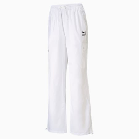 Classics Women's Cargo Pants, Puma White, small-GBR