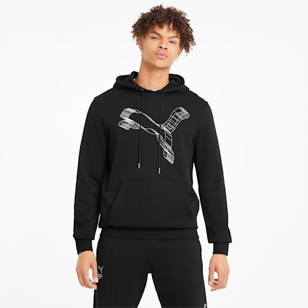 Avenir Men's Hoodie, Puma Black, small-SEA