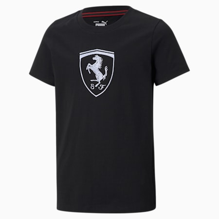 Scuderia Ferrari Racing Youth Big Tee +, Puma Black, small-PHL