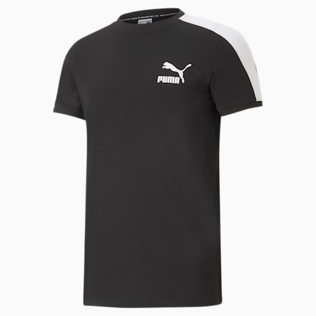 חולצת טי לגברים Iconic T7, Puma Black, small-DFA