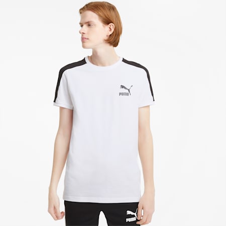 Camiseta T7 Iconic para hombre, Puma White, small