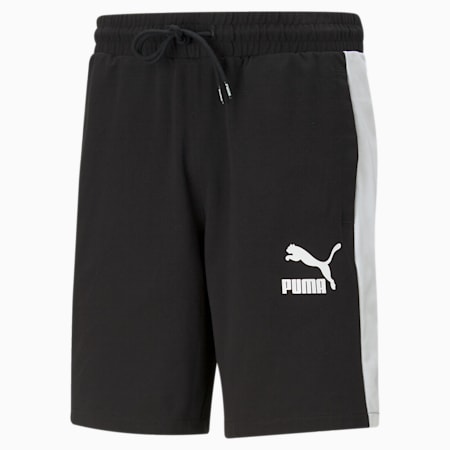 Iconic T7 Jersey 8” Men's Shorts, Puma Black, small-THA