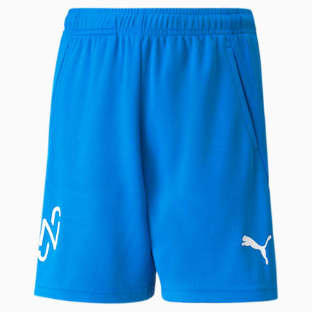Neymar Jr Youth Football Shorts, Electric Blue Lemonade, small