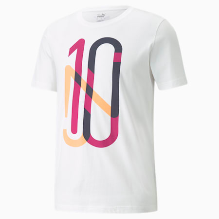 T-shirt da calcio Neymar Jr uomo, Puma White, small