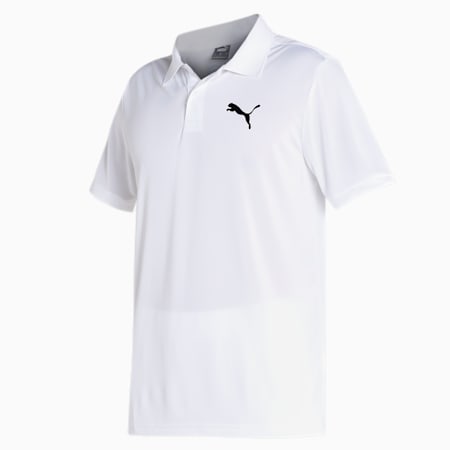 CR Team Men's Regular Fit Cricket Polo, Puma White, small-IND