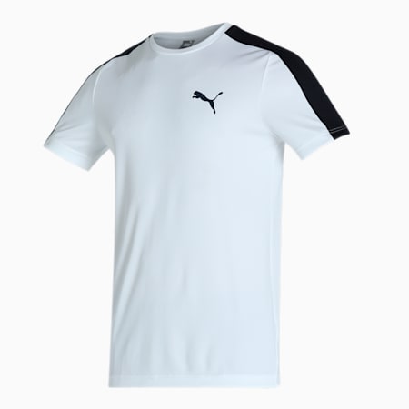 Teams Cr Men's Cricket Slim Fit T-Shirt, Puma White-Peacoat, small-IND