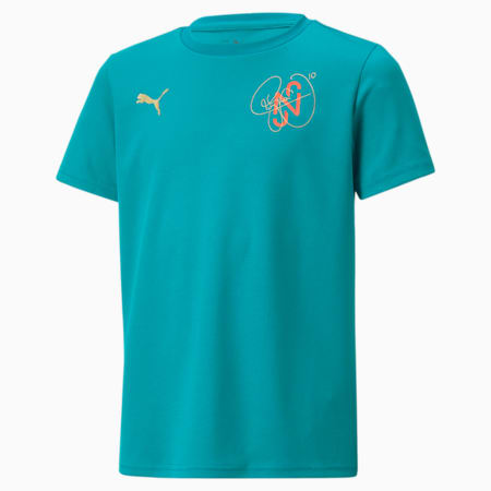 Neymar Jr Diamond Fußballtrikot Jugend, Deep Aqua, small