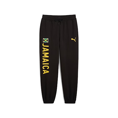 Village Wear sweatpants voor heren, PUMA Black-JAMAICA, small