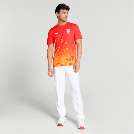 PUMA x Royal Challengers Bangalore Arcade Men's Regular Fit T-Shirt, For All Time Red, small-IND