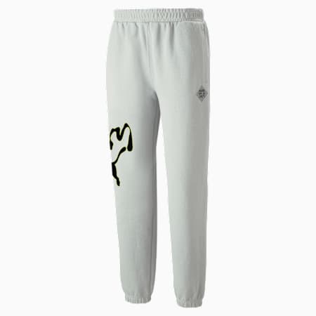 PUMA x PERKS AND MINI Graphic Sweatpants, Flat Light Gray, medium-PHL