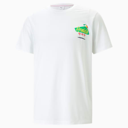 PUMA x ARNOLD PALMER CLOUDSPUN golf T-shirt voor heren, Bright White, small