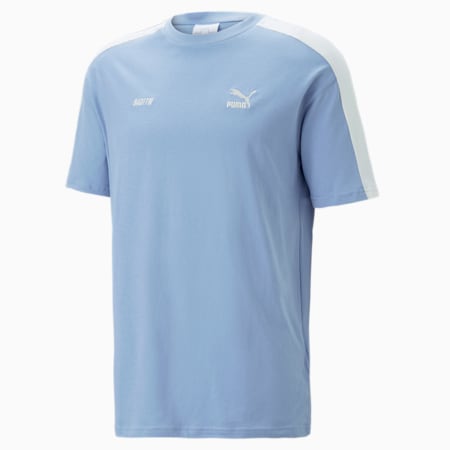 PUMA x MEMPHIS DEPAY T-shirt T7, Blue Wash, small