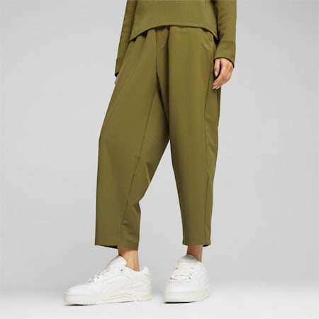 Pantalones YONA para mujer, Olive Drab, small