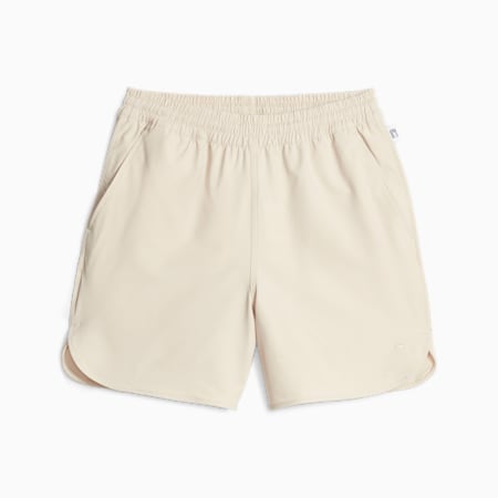 MMQ Service Line Unisex Shorts, Granola, small-AUS