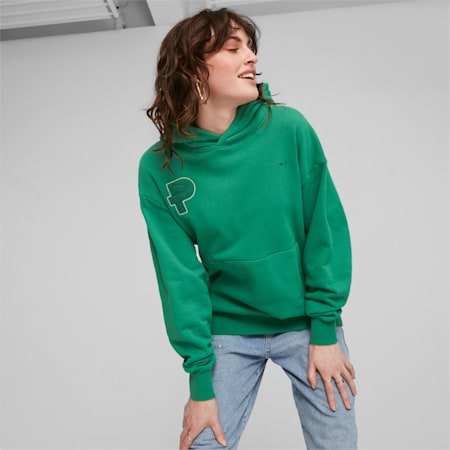 WINTER RINK Women's Hoodie, Archive Green, small-AUS