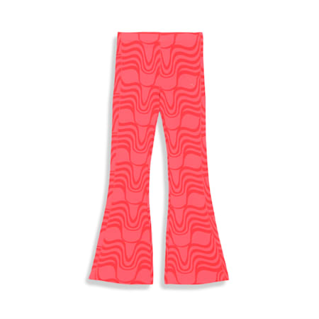 WINTER RINK T7 Women's Pattern Pants, Electric Blush, small-AUS