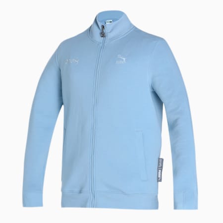 PUMA x one8 T7 Men's Regular Fit Track Jacket, Blue Wash, small-IND