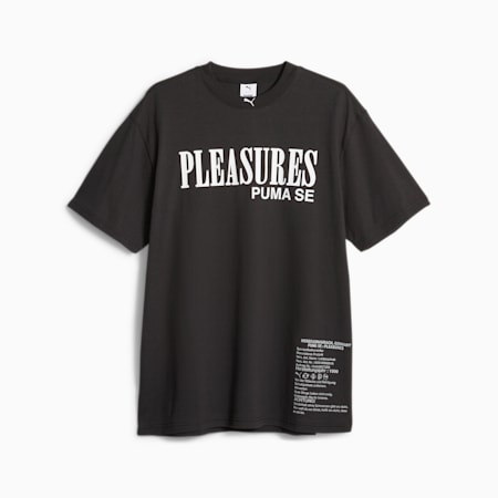 T-shirt à imprimés PUMA x PLEASURES, PUMA Black, small