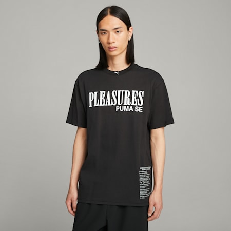 PUMA x PLEASURES Men's Tee, PUMA Black, small-IDN