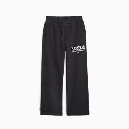 PUMA x PLEASURES Men's Sweatpants, PUMA Black, small-SEA