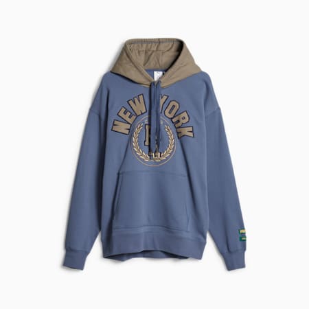 PUMA x RHUIGI Men's Hoodie, Inky Blue, small-AUS