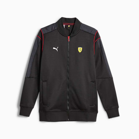 Jaket Track Scuderia Ferrari Race MT7, PUMA Black, small-IDN